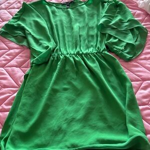 BCBGMaxAzria Vibrant Green Mini Dress